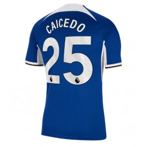 Chelsea Moises Caicedo #25 Hemmatröja 2023-24 Kortärmad